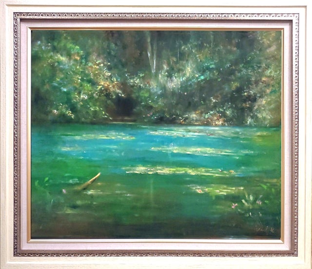 ジューシージュテーム　　　絵画原画 Elderly elephant” “古象” Oil and acrylic on board, F80 Commission